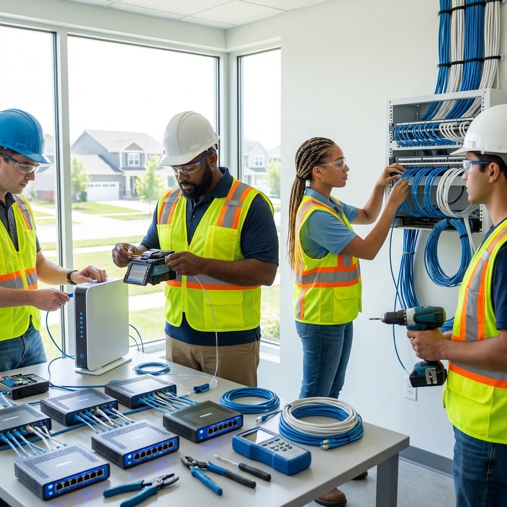 Fiber Optic Internet Installation